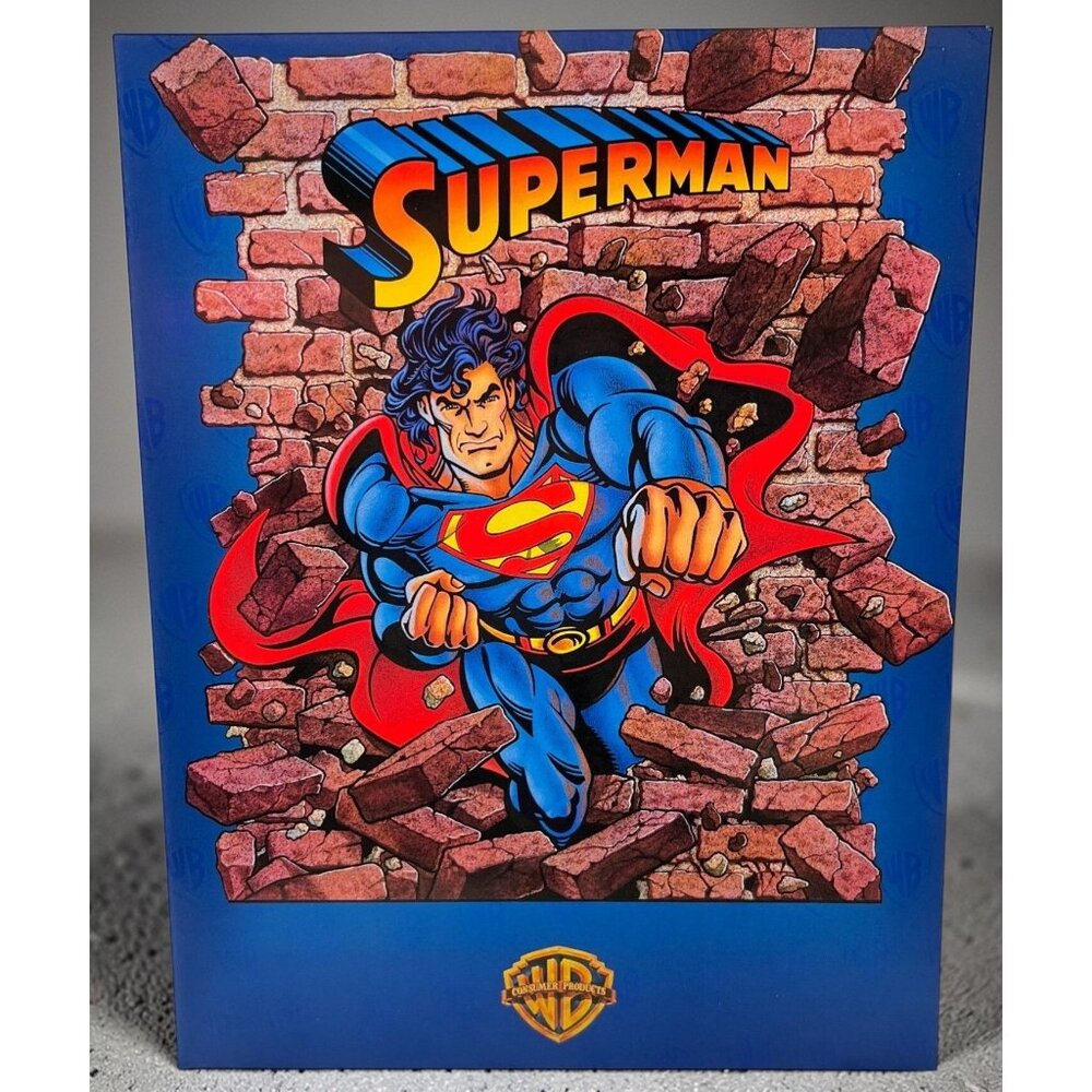 Superman Television Series Promo Advertising Sheet Warner Bros 1994 Super Hero